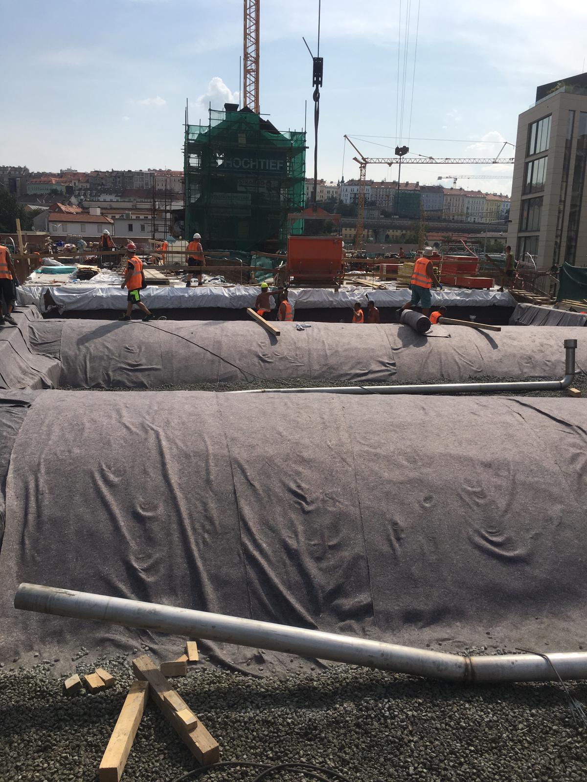 nerezové odvodnění Negreliho viadukt Praha